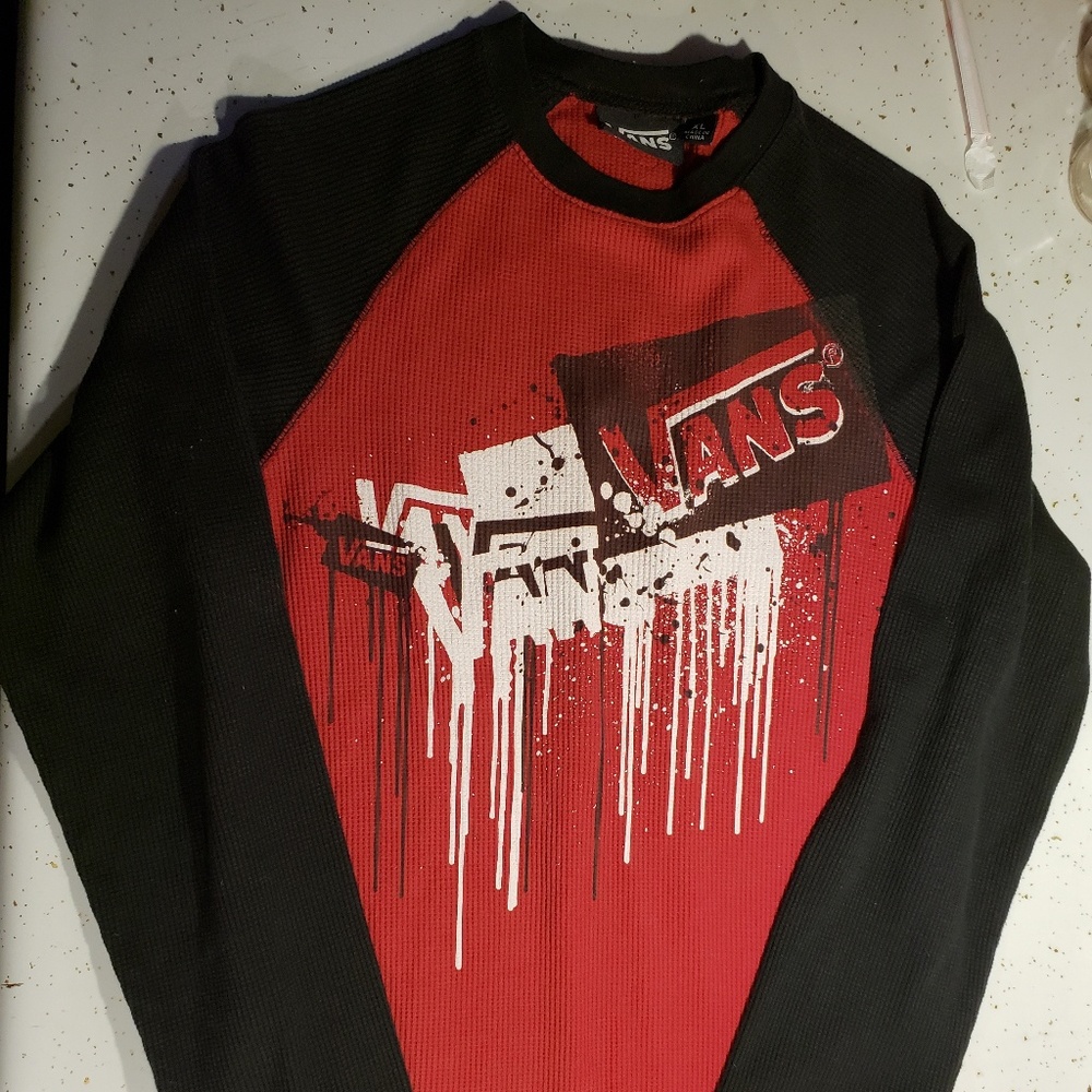 Boys Van's long sleeved shirt